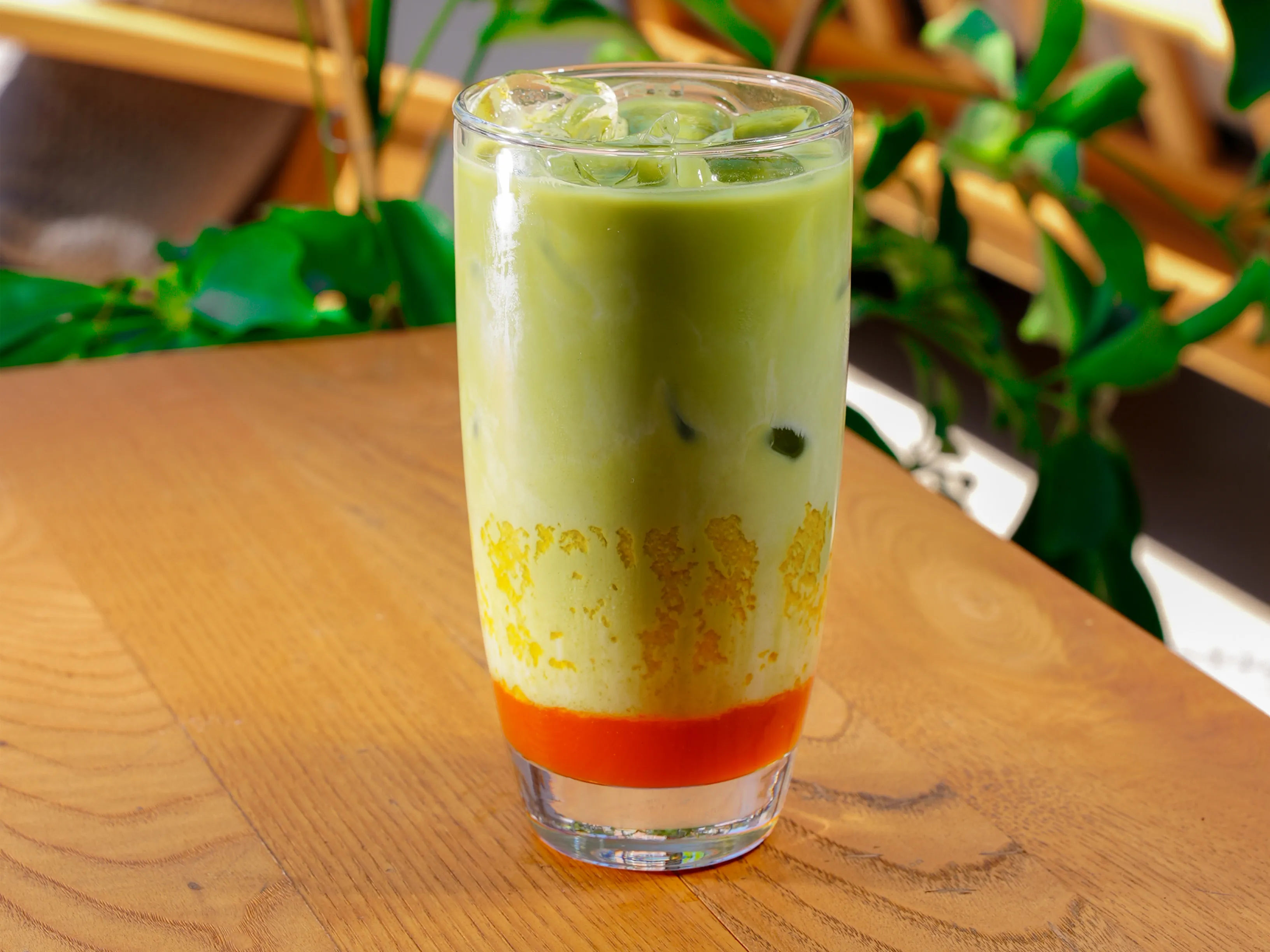 Karamel Matcha Latte